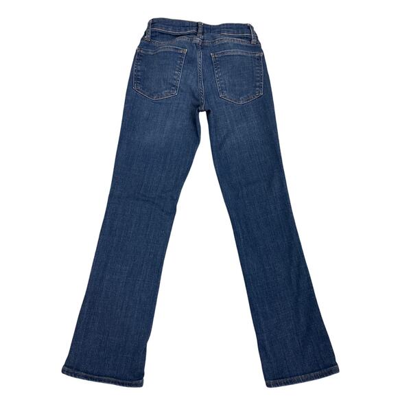 ZARA Jeans Blue Denim Boot Cut Straight Capsule Everyday Casual Size Women's 2 - Picture 3 of 4